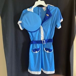 Dream Girl Flight Attendant Costume. Dress -
